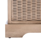 Banc de rangement SAFAVIEH Fiorello avec coussin et 3 tiroirs - 47,3 L x 15 P x 19 H - 47 L x 15 P x 19 H