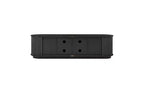 Meuble TV en bois de 66 pouces avec portes coulissantes et gestion des câbles