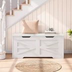 Banc de rangement en bois et coffre à jouets avec charnière de sécurité, 159 kg