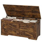 39.4 Wooden Storage Bench & Toy Chest with Safety Hinge for Boys, Girls, Entryway, Living Room, Bedroom, Playroom, Supports Up to 350 lb