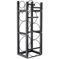 3x30lbs Refrigerant Tank Rack, Refrigerant Cylinder Rack Gas Cylinder Racks and Holders for Freon, Gases, Oxygen, Nitrogen