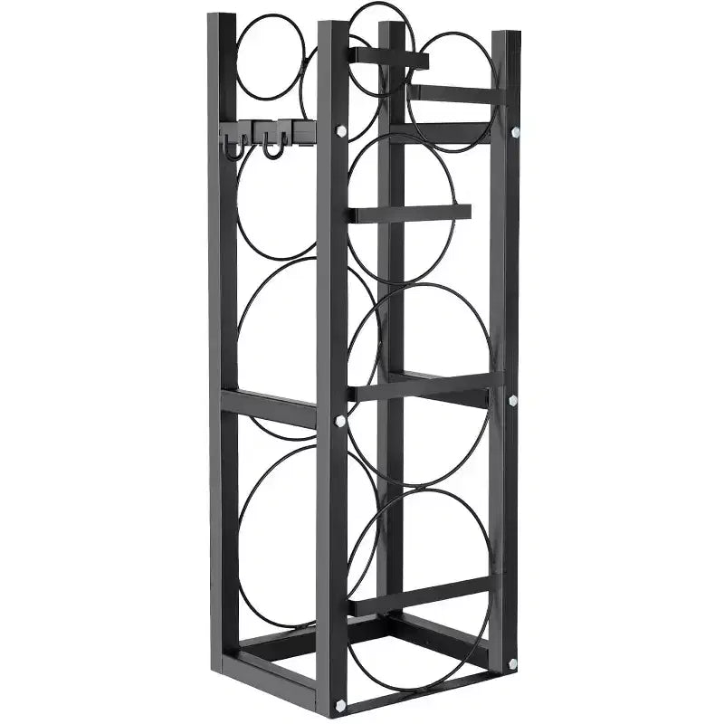 3x30lbs Refrigerant Tank Rack, Refrigerant Cylinder Rack Gas Cylinder Racks and Holders for Freon, Gases, Oxygen, Nitrogen
