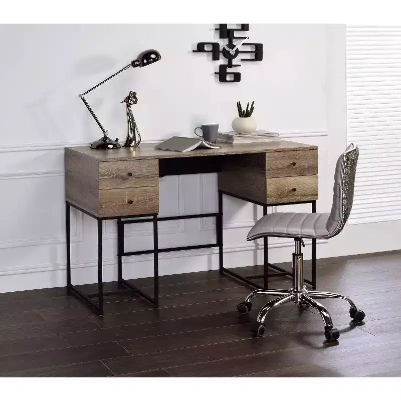 HomeStock Kids Desks with Open Storage Shelf