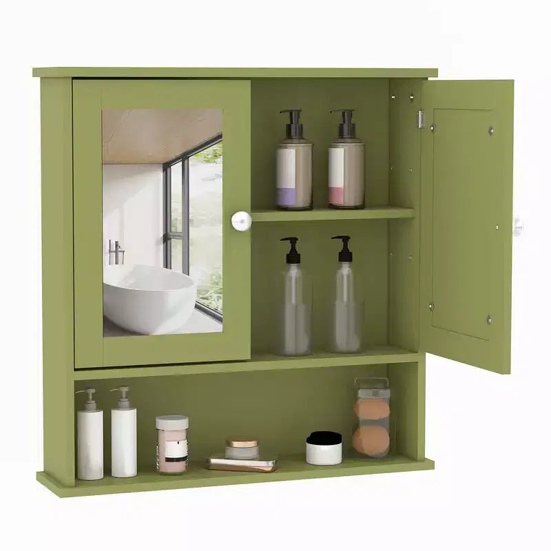 Space-Saving Wall Mounted Bathroom Medicine Cabinet - Adjustable Shelf, White Finish, Over Toilet Storage, Bathroom Organizer, Easy Install, Durable
