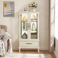 MAYEERTY Kitchen Drawer Cabinet MDF+Wood Veneer 3 Soft-Close Drawers Dividers