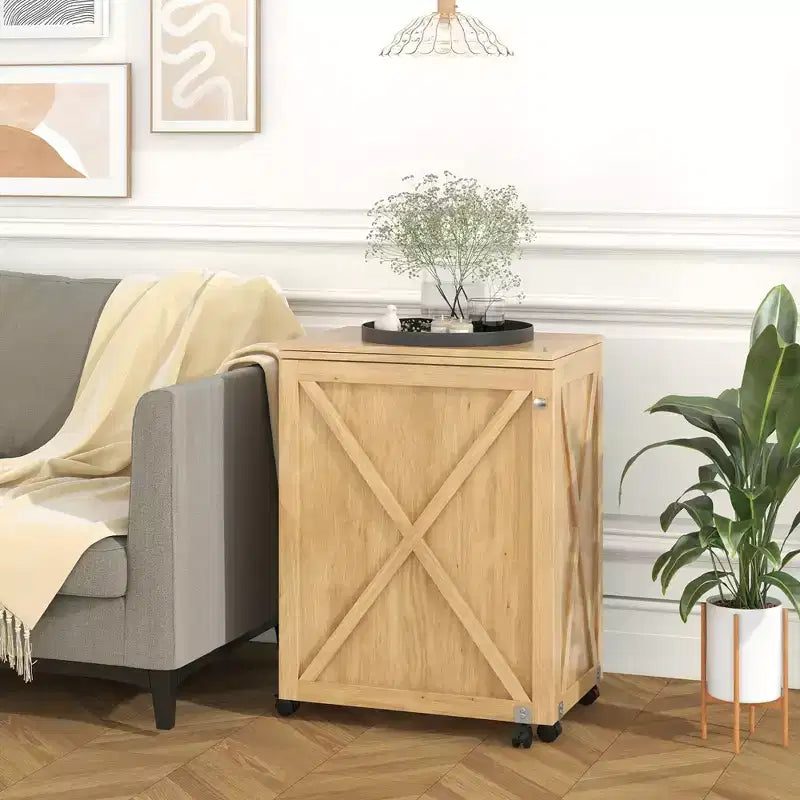 Table à coudre pliante avec bacs de rangement, chevilles et roulettes verrouillables
