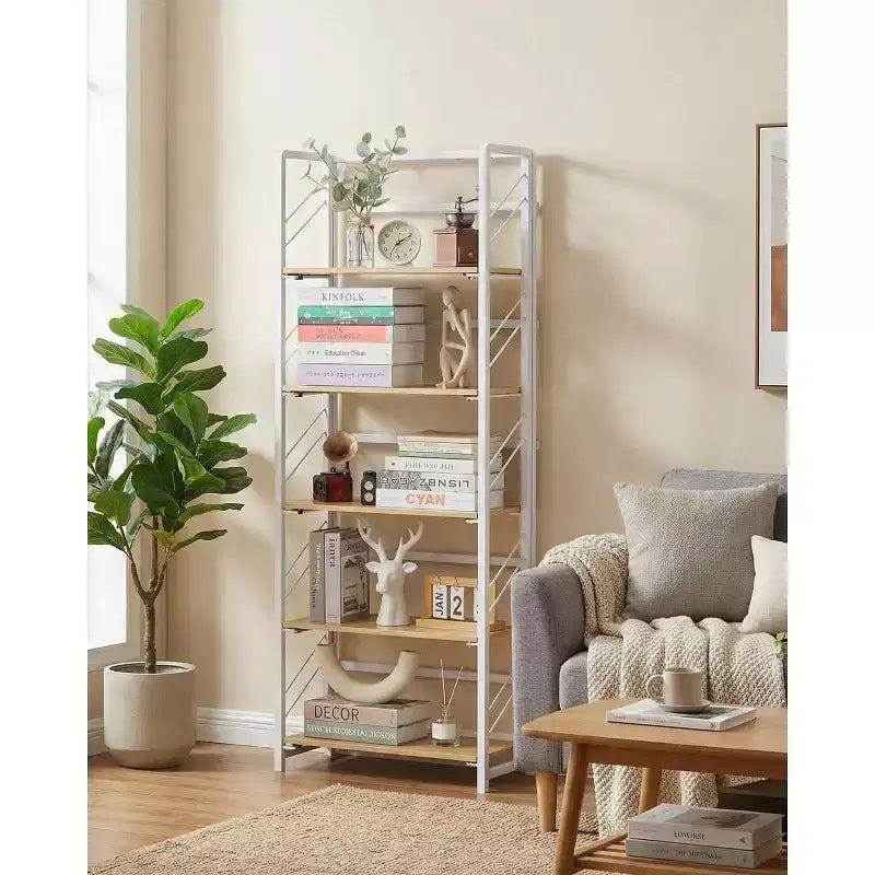 Étagère pliante à 5 niveaux de style industriel vintage