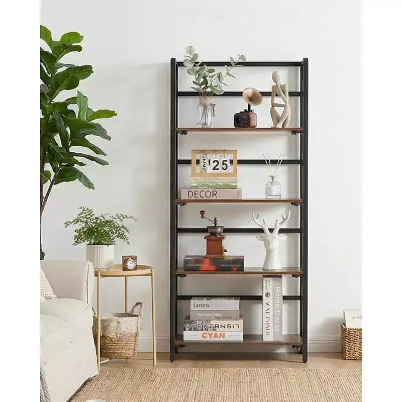 Étagère pliante à 5 niveaux de style industriel vintage
