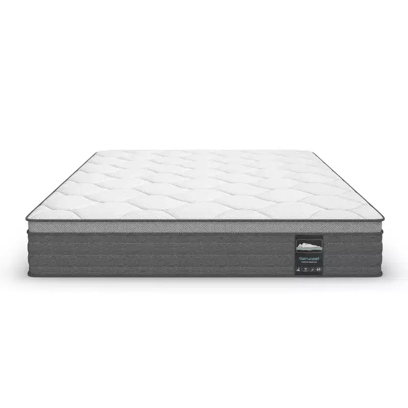 Matelas hybride de 10 pouces avec soutien de ressorts ensachés à 5 zones