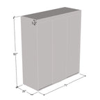 Armoire Aria Modern 3 portes avec miroir