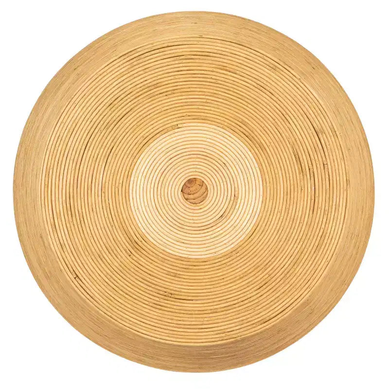 Table d'appoint ronde en bois naturel