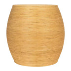 Table d'appoint ronde en bois naturel
