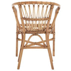 Fauteuil d'appoint en rotin Adriana - ACH6505 - Lot de 2 - Safavieh