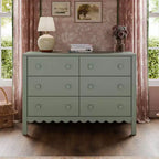 Commode à 6 tiroirs Scallop