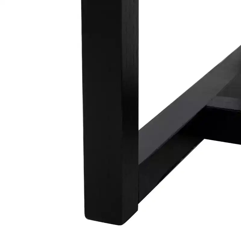 Chaise de salle à manger en orme et rotin, sans accoudoirs, capacité de 125 kg