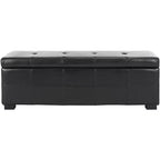 Maiden Large Tufted Storage Bench - HUD8229 - Safavieh Couture