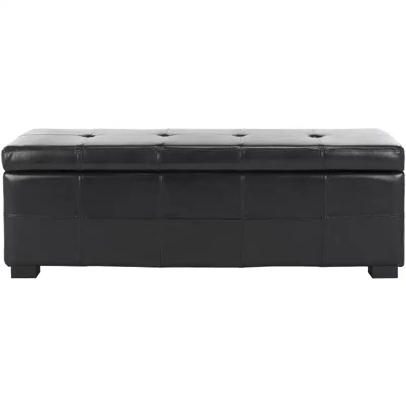 Maiden Large Tufted Storage Bench - HUD8229 - Safavieh Couture