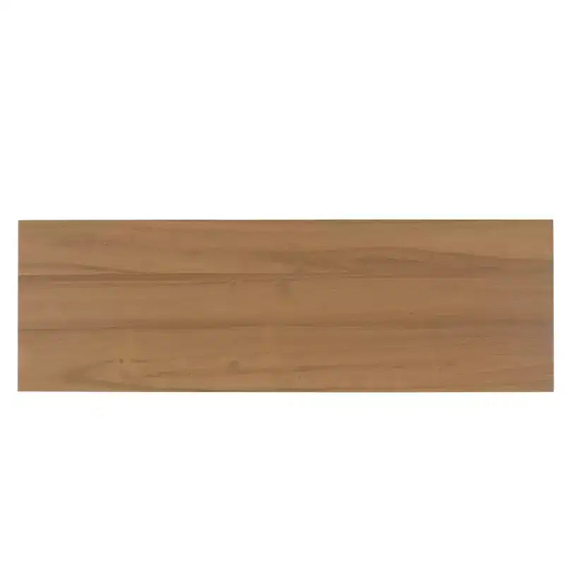 Commode à 6 tiroirs avec placage en acacia et pieds fuselés