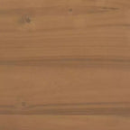 Commode à 6 tiroirs avec placage en acacia et pieds fuselés