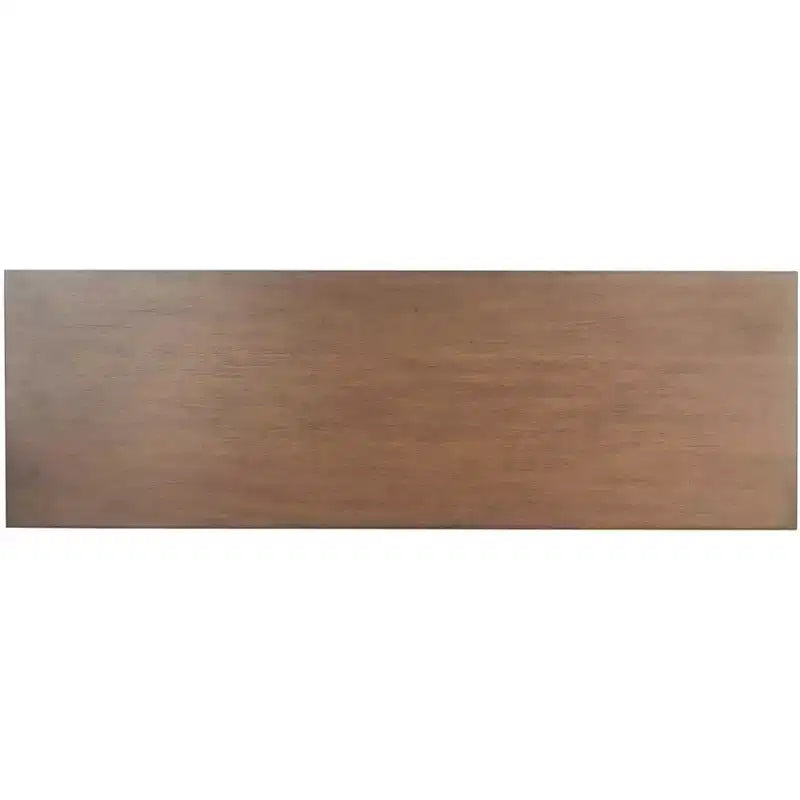 Commode à 6 tiroirs avec placage en acacia et pieds fuselés