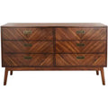 Donald 6 Drawer Mid-Centry Dresser - SFV2110 - Safavieh Couture