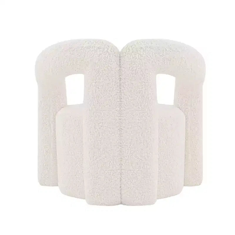 Fauteuil d'appoint Boucle avec structure en pin et mousse haute densité