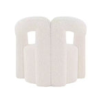 Fauteuil d'appoint Boucle avec structure en pin et mousse haute densité