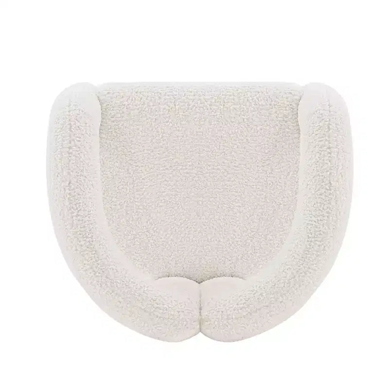 Fauteuil d'appoint Boucle avec structure en pin et mousse haute densité