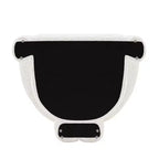 Fauteuil d'appoint Boucle avec structure en pin et mousse haute densité