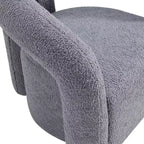 Fauteuil d'appoint Boucle avec structure en pin et mousse haute densité