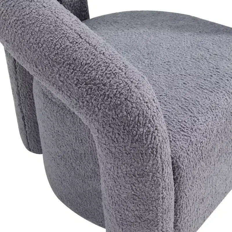 Fauteuil d'appoint Boucle avec structure en pin et mousse haute densité