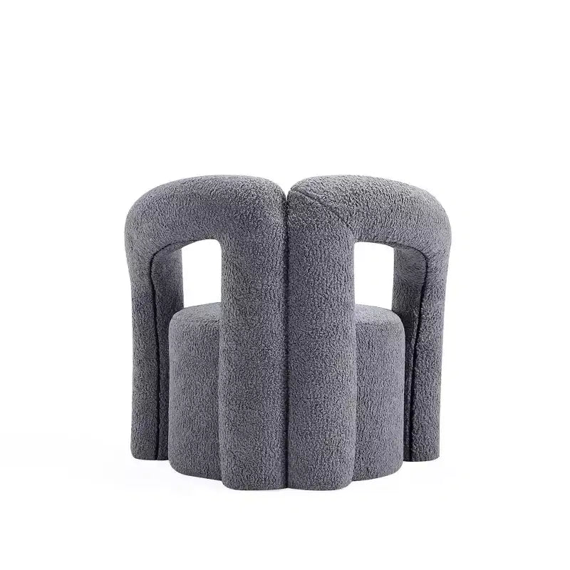 Fauteuil d'appoint Boucle avec structure en pin et mousse haute densité