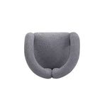Fauteuil d'appoint Boucle avec structure en pin et mousse haute densité