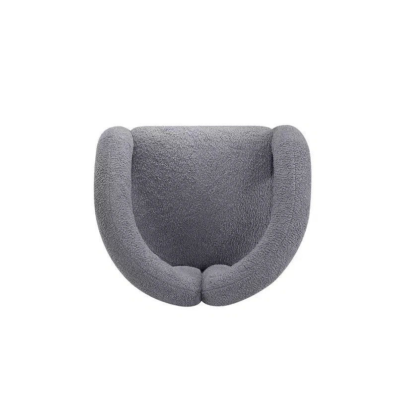 Fauteuil d'appoint Boucle avec structure en pin et mousse haute densité