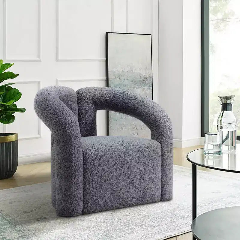 Darian Modern Boucle Upholstered Accent Chair - Manhattan Comfort