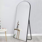 Miroir Psyché en bois arqué, mural ou sur pied