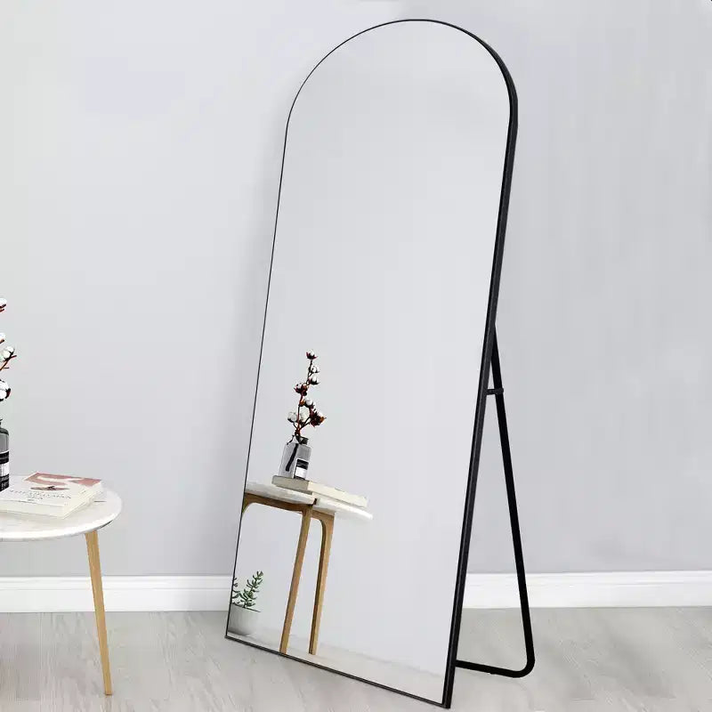Miroir Psyché en bois arqué, mural ou sur pied