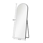 Miroir Psyché en bois arqué, mural ou sur pied