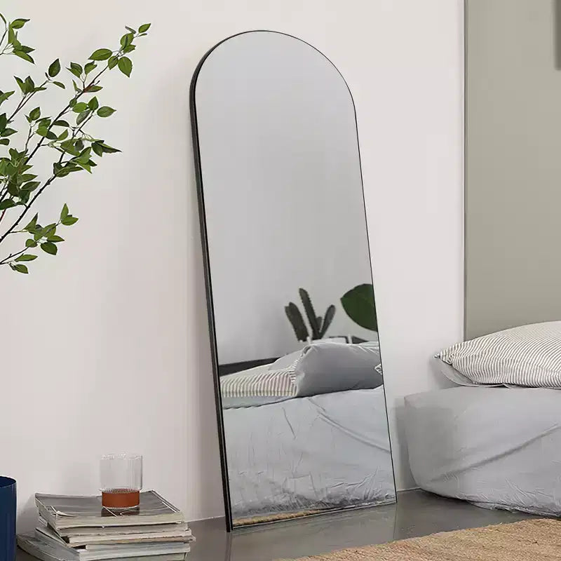 Miroir Psyché en bois arqué, mural ou sur pied
