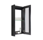 Armoire à pharmacie murale avec porte miroir à ouverture tactile