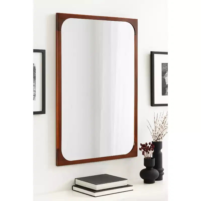Miroir mural encadré rectangulaire 24x36, aucun assemblage requis