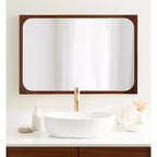 Miroir mural encadré rectangulaire 24x36, aucun assemblage requis