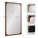 Miroir mural encadré rectangulaire 24x36, aucun assemblage requis