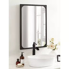 Miroir mural encadré rectangulaire 24x36, aucun assemblage requis