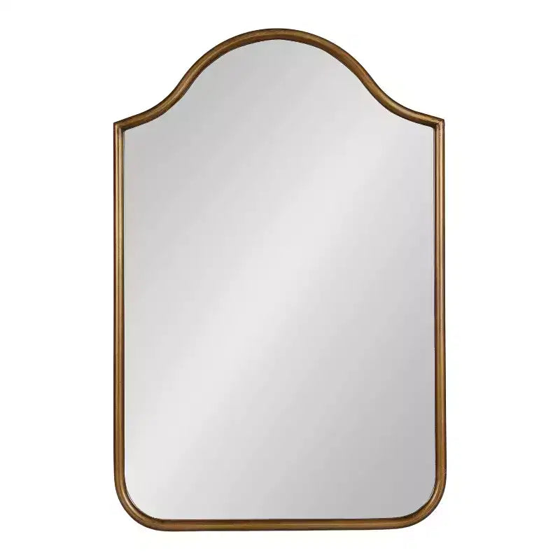 Miroir mural cintré encadré 24x36, noir ou doré