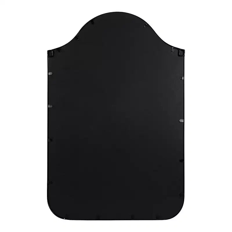 Miroir mural cintré encadré 24x36, noir ou doré