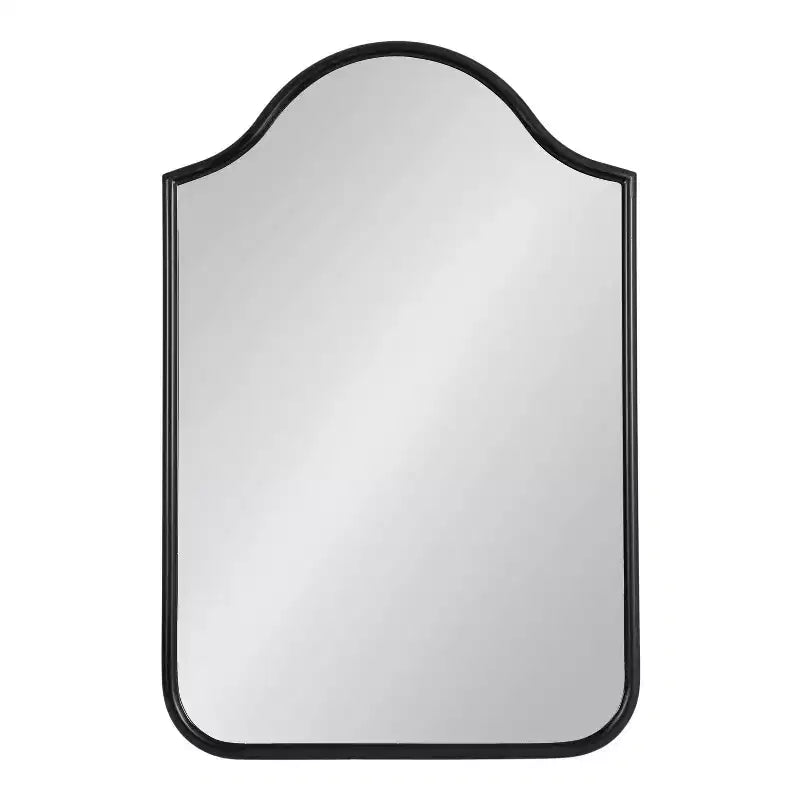 Miroir mural cintré encadré 24x36, noir ou doré