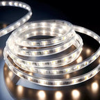 Miroir de salle de bain LED sans cadre avec fonction anti-buée et luminosité réglable