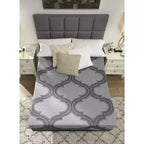 Matelas ferme hybride avec ressorts ensachés et mousse haute densité