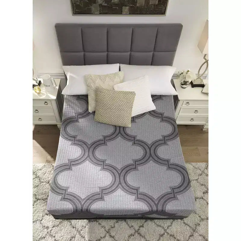 Matelas ferme hybride avec ressorts ensachés et mousse haute densité